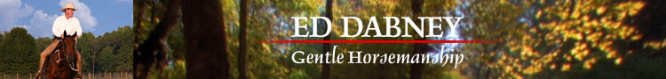 Ed Dabney Gentle and Natural Horsemanship movie and television mounted horse action roles and training